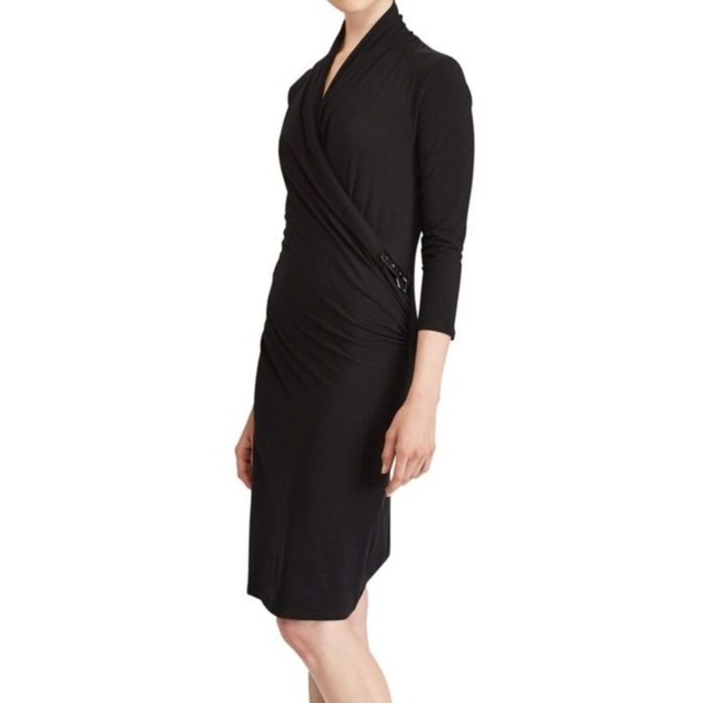 Ralph Lauren Wrap Dress Black size 10